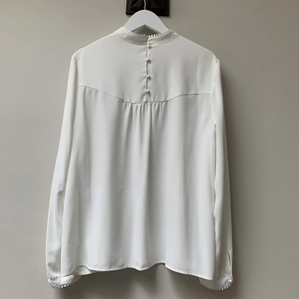 House of bruar shirt blouse size uk 14 ivory classic - Picture 8 of 15